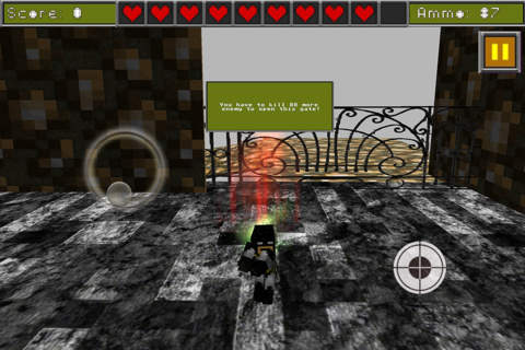 ATOM MAN VS STEEL MAN BLOCK WAR CRAFTED (minecraft style) screenshot 4