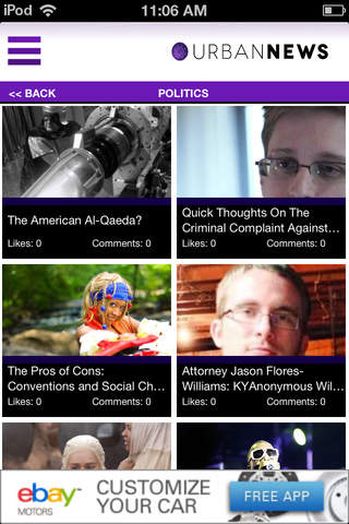 Urban News FREE: Discover the most popular news from your favorite Blogs, Websites, Magazines & Newspapers screenshot 4