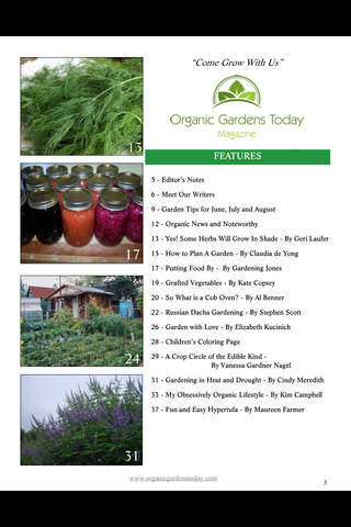 Organic Gardens Today screenshot 2