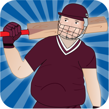 Fat Cricket Batsman LOGO-APP點子