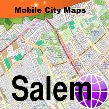 Salem OR Street Map LOGO-APP點子