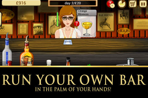 Cool & Fun Free Bar Game - Bar Friends - Make Cocktail New Style RPG Time Management Cooking Puzzle Game screenshot 3