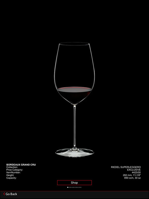 Riedel Wine Glass Guide screenshot