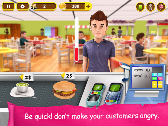 Игра Supermarket Cash Register - Kids Fun Shopping Game