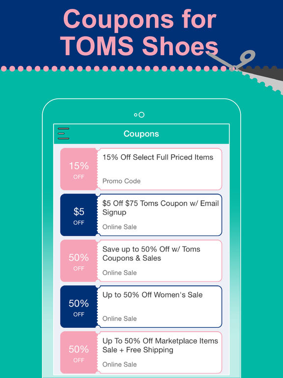 Coupon code toms
