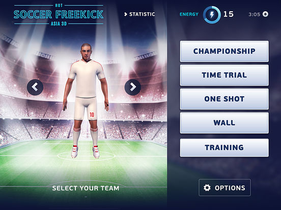 Скачать игру Hot Soccer FreeKick Asia 3D