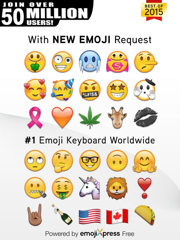 Screenshots of Emoji> for iPad
