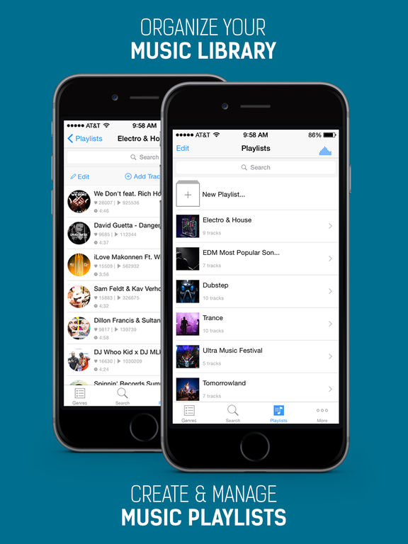 Screenshots of iMusic Free - Free Music Play & Mp3 Player for iPad