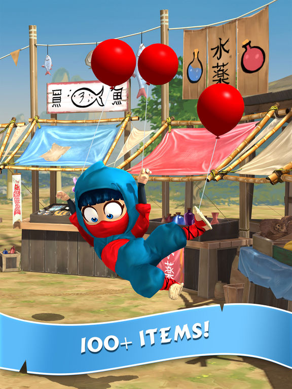 Screenshots of Clumsy Ninja for iPad