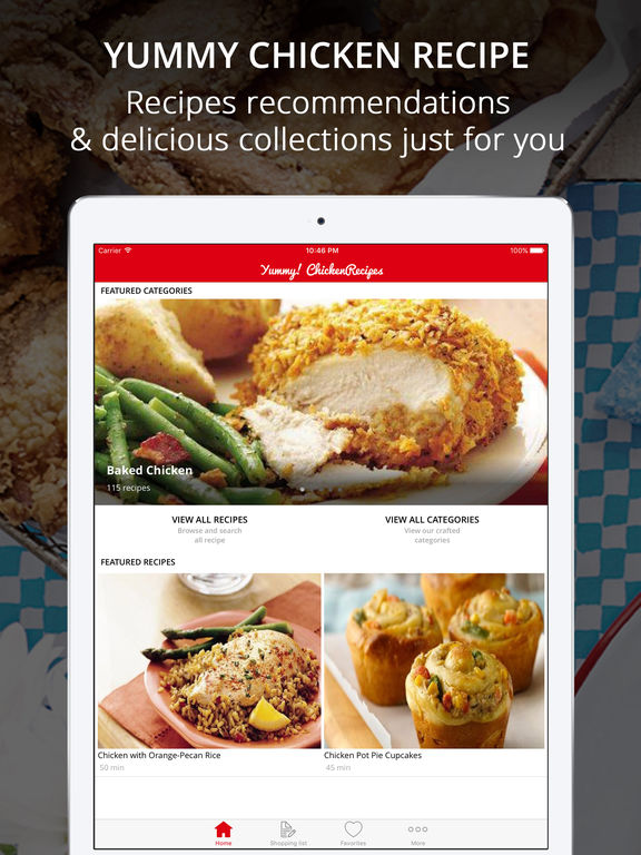 Yum! Chicken Recipes Pro - Cook And Learn Guide Screenshots