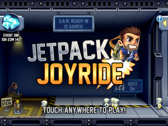 Screenshots of Jetpack Joyride for iPad