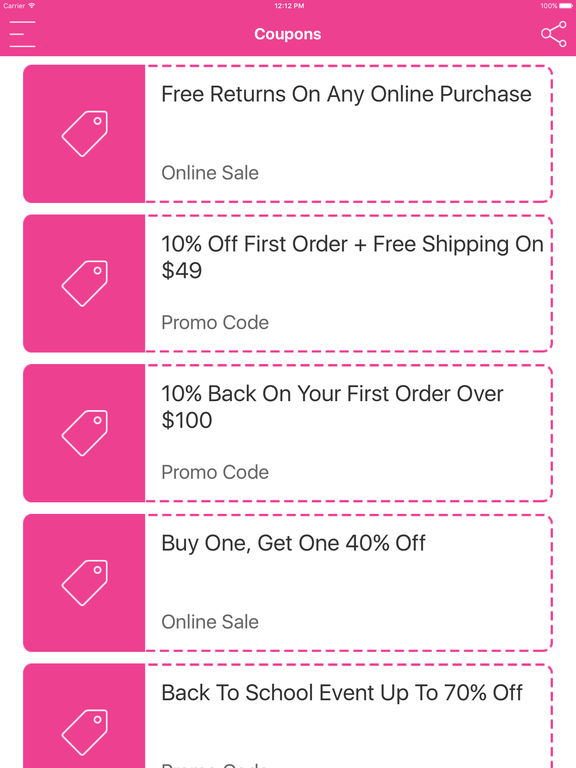 Anthropologie discount coupons
