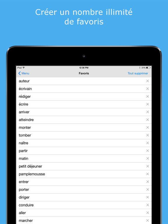Screenshots of Dictionnaire Français et Synonymes for iPad