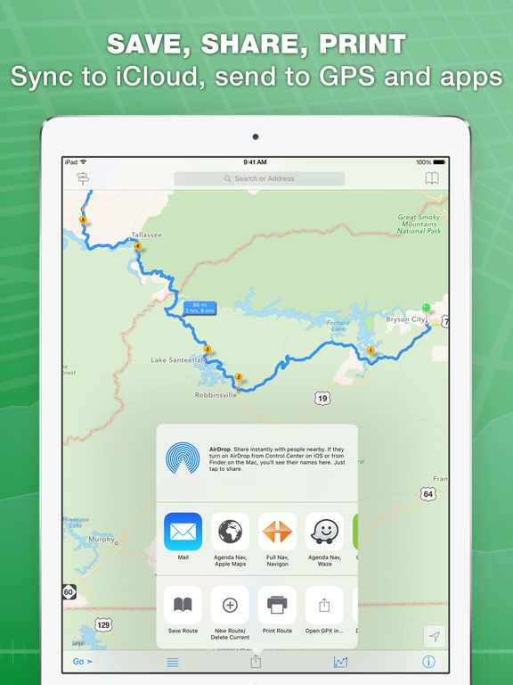 inRoute Route Planner & GPS Navigator screenshot