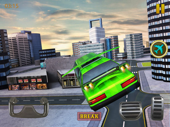 Futuristic Limo stunts Flying Car Simulator на iPad