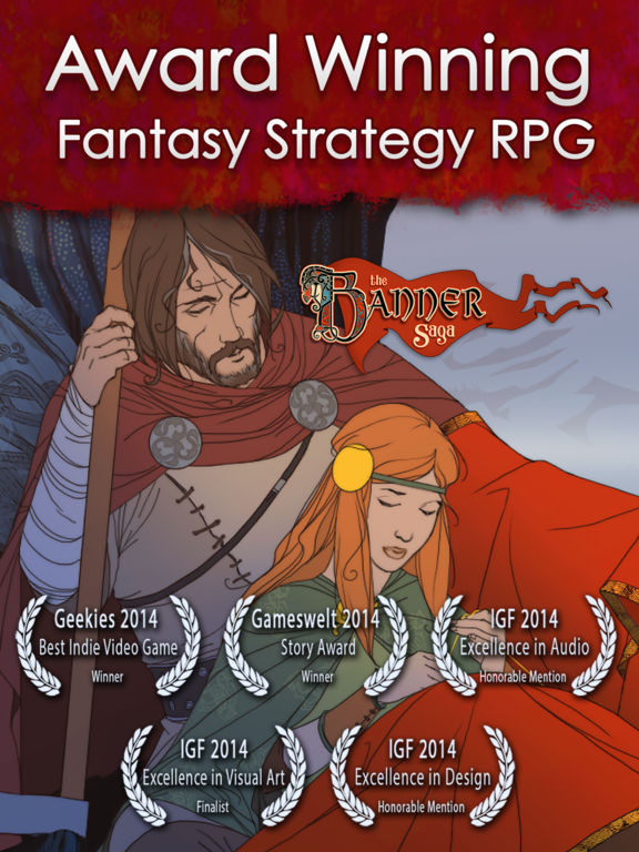 Screenshots of The Banner Saga for iPad