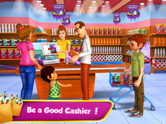 Игра Grocery Store Cash Register - Time Management Game