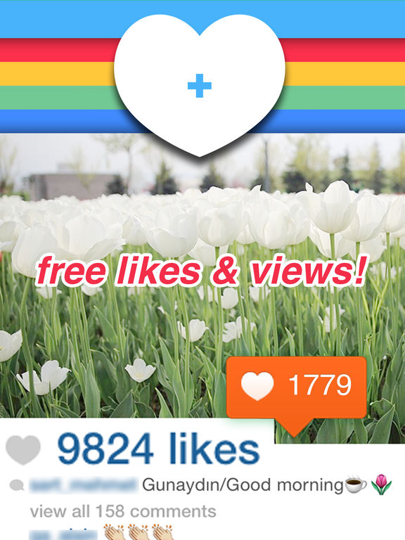Screenshots of Like Potion for REAL Instagram Likes & Video Views for iPad