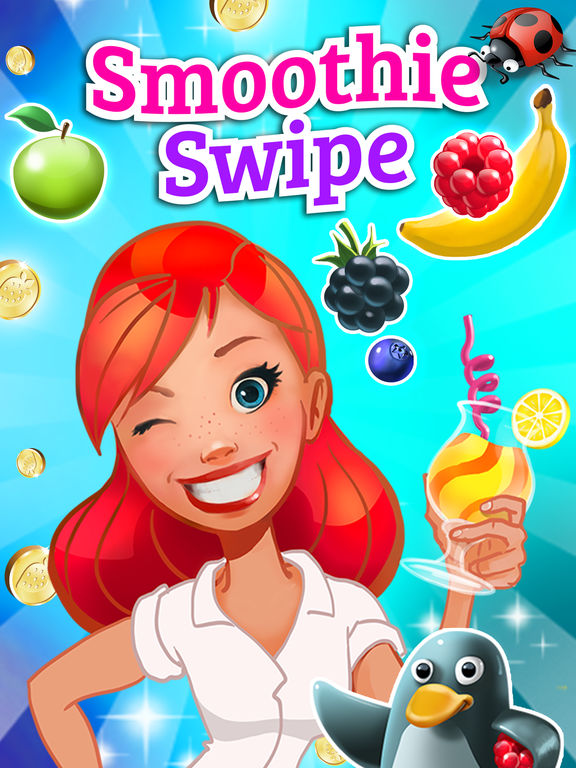 Игра Smoothie Swipe - Free Match 3 Fruit Juice Maker