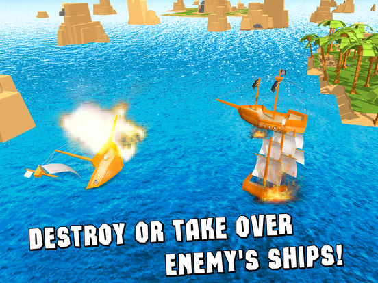 Pixel Pirate Ship Simulator 3D Full screenshot 6