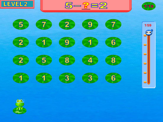 App Shopper: Easy Learning Subtraction - Smart Frog Kids Math (Education)