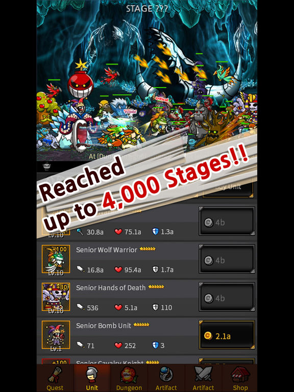Screenshots of Endless Frontier for iPad