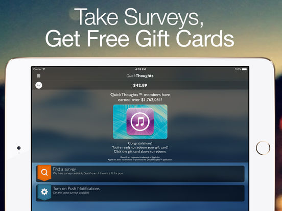 QuickThoughts - Take Surveys and Earn Rewards on the App Store