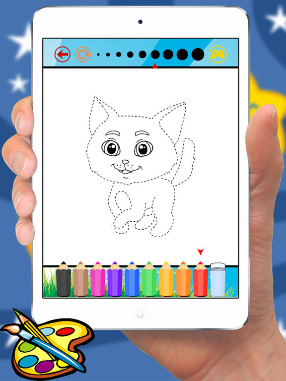 Животные Книжка-раскраска - Симпатичные Рисунок Картина Детские игры