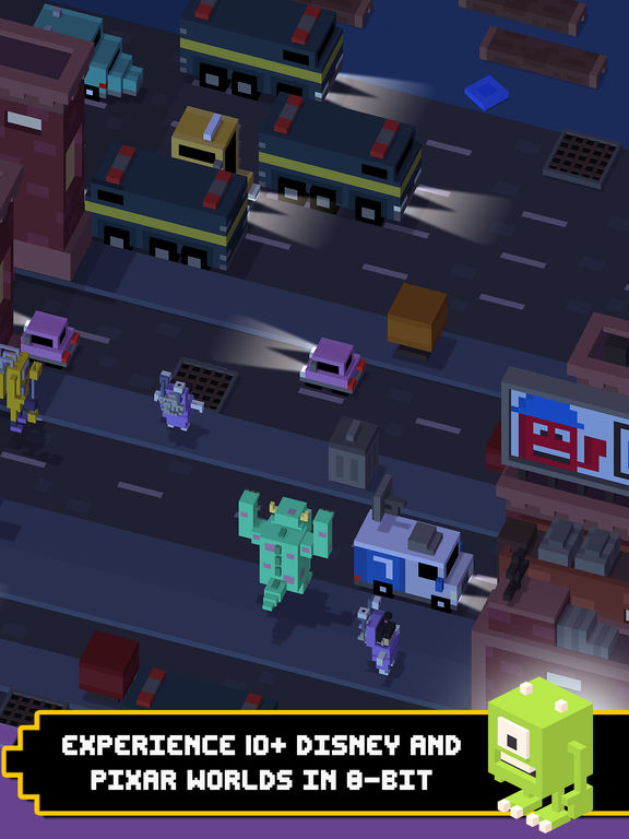 Screenshots of Disney Crossy Road for iPad