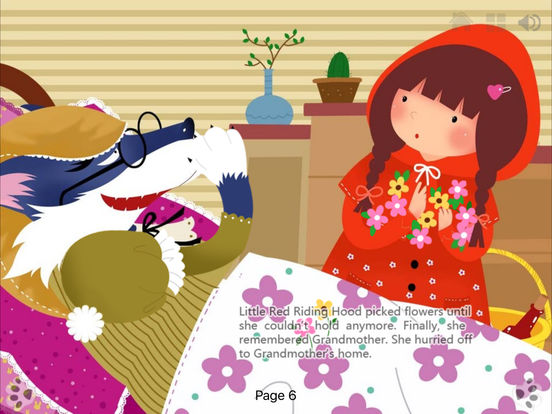 Little Red Riding Hood bedtime Fairy Tale iBigToy Screenshots
