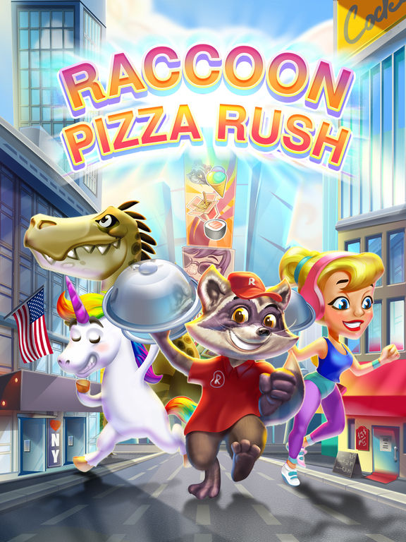 Raccoon Pizza Rush на iPad