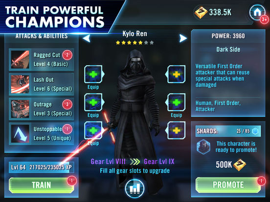 Screenshots of Star Wars™: Galaxy of Heroes for iPad