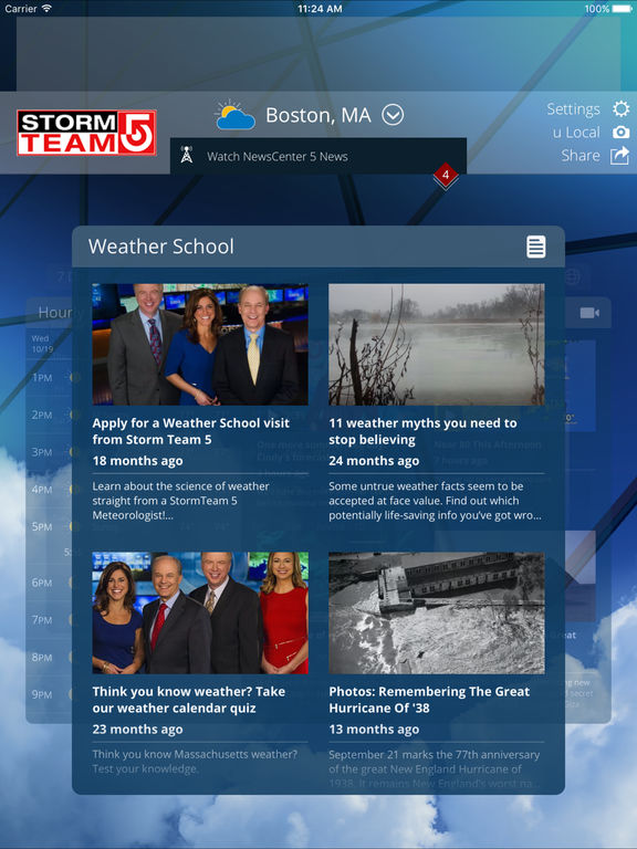 WCVB Boston Weather AppRecs