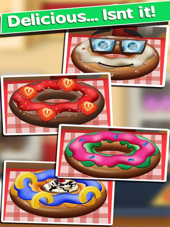 Awesome Donut Ice Cream Cake Breakfast Shop Maker для iPad