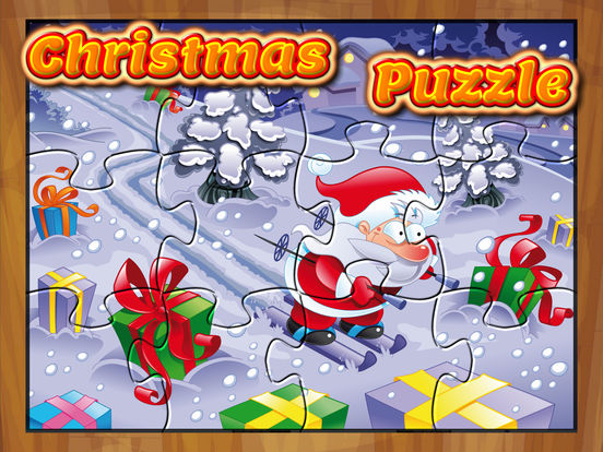 Happy Christmas Time with Santa Claus, Snowman, Elf, Reindeer Jigsaw Puzzles: Fun Educational Game for Kids and Toddlers screenshot 6