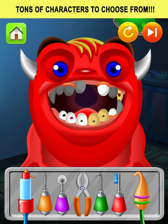 Monster Dentist Doctor Shave - Kid Games Freescreeshot 3