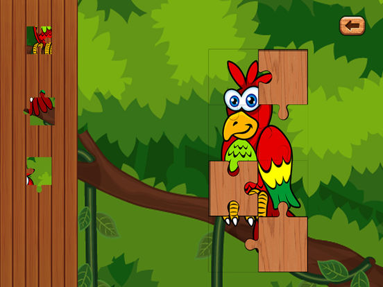 Jungle Animals Jigsaw Games for Kids and Toddlers Jungle Animals Jigsaw Games for Kids and Toddlers