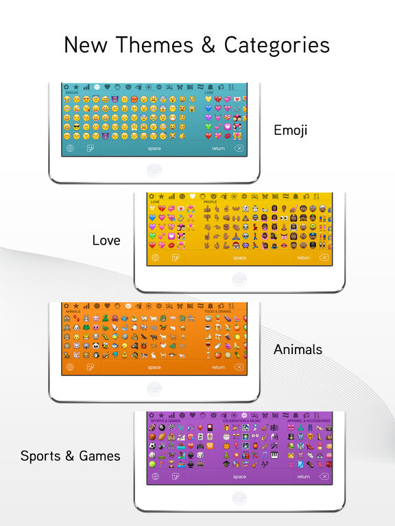 Screenshots of Emoji> for iPad