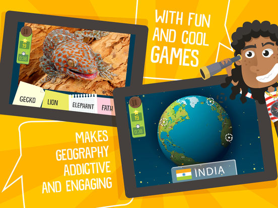 Atlas 3D for Kids – Games to Learn World Geographyscreeshot 2