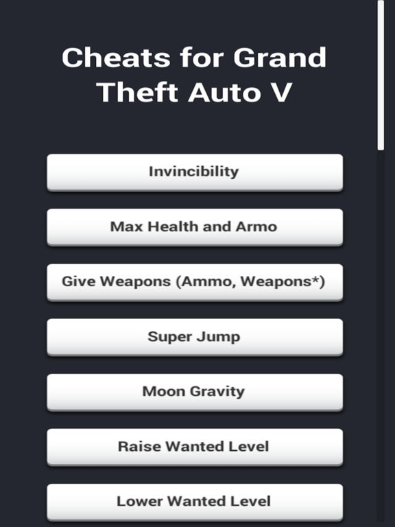 cheats for grand theft auto.