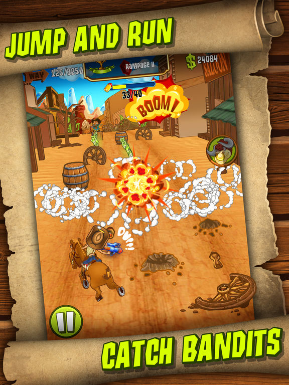 Shoot and Run: Western Runner Game на iPad