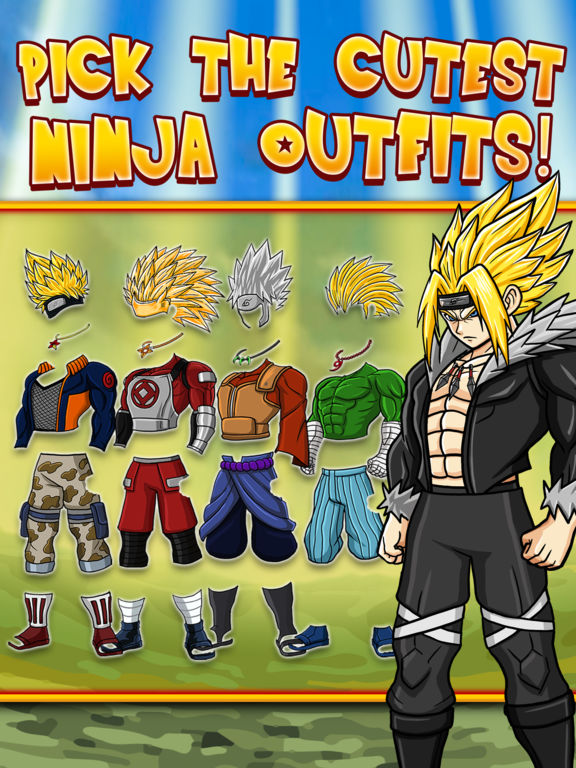 Anime Ninja Character Manga Creator Games For Freescreeshot 2