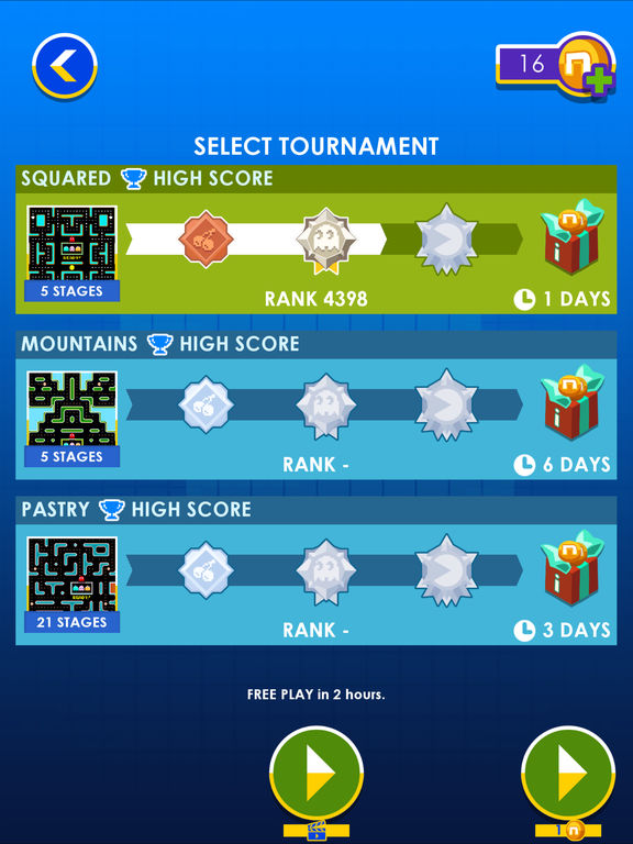 Screenshots of PAC-MAN for iPad