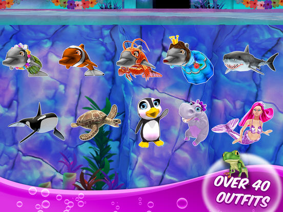 Screenshots of My Dolphin Show - sea animal game for girls and boys and kids for iPad