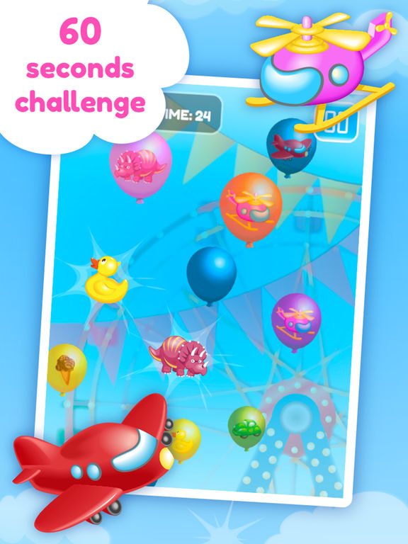 Скачать Pop Balloon Kids-веселая игра с нажатиями (No Ads)