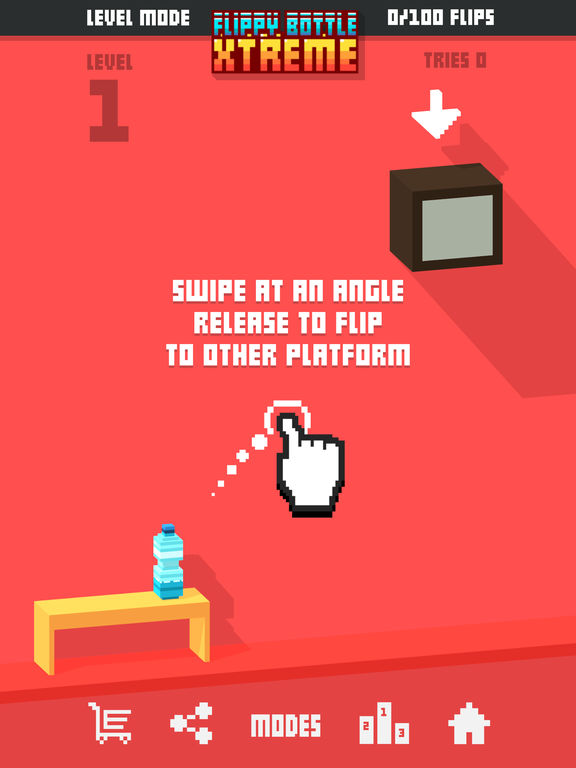 Screenshots of Flippy Bottle Extreme! - Hardest Flip Bottle 2K16 for iPad