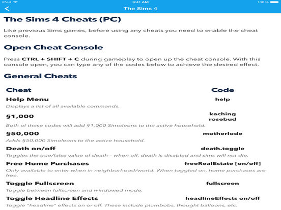 sims 4 cheats for ps4