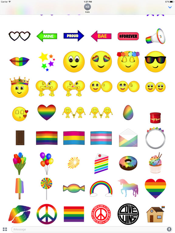 App Shopper Rainbow Pack Gay & Lesbian Emojis,Gay Flags Emoji (Stickers)