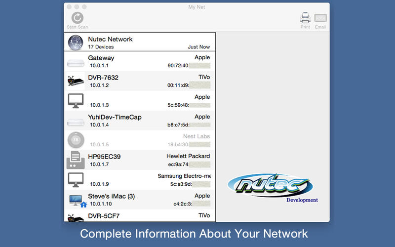 Screenshot My Net - Network Scanner