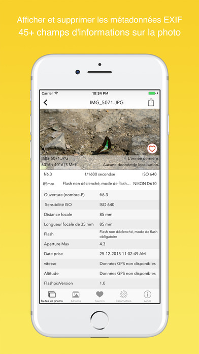 Screenshot EXIF Viewer by Fluntro - View, Remove GPS Metadata